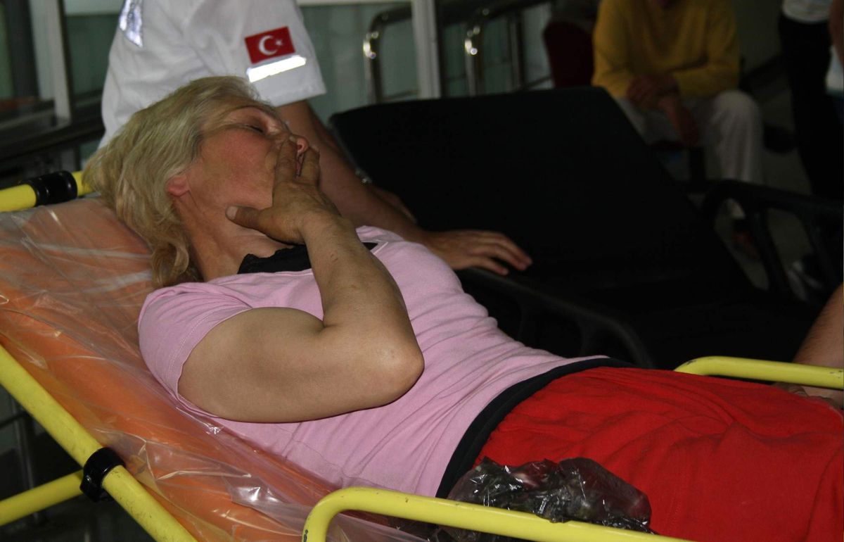 Alevlerden Oğlu Kurtardı