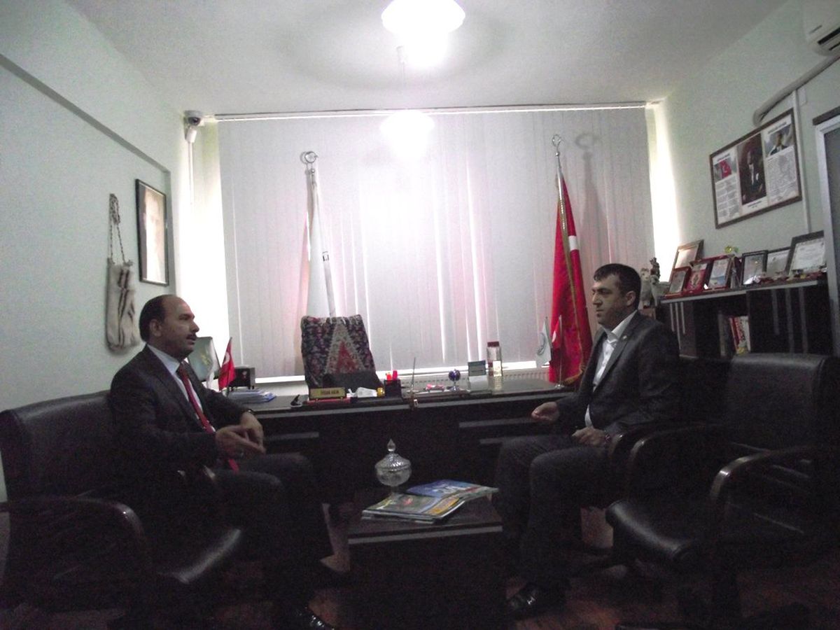 Başkan Akın\'a Veda Ziyareti