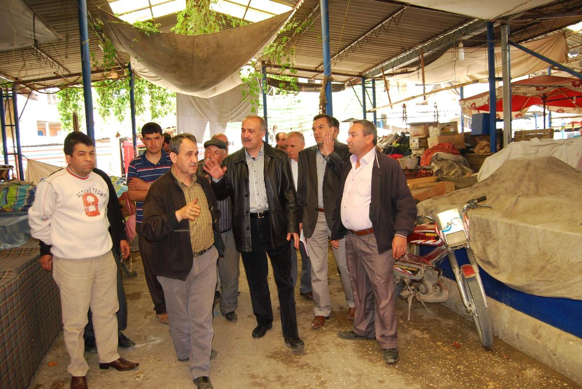 Başkan Aşkın Manav Esnafının Sıkıntılarını Dinledi