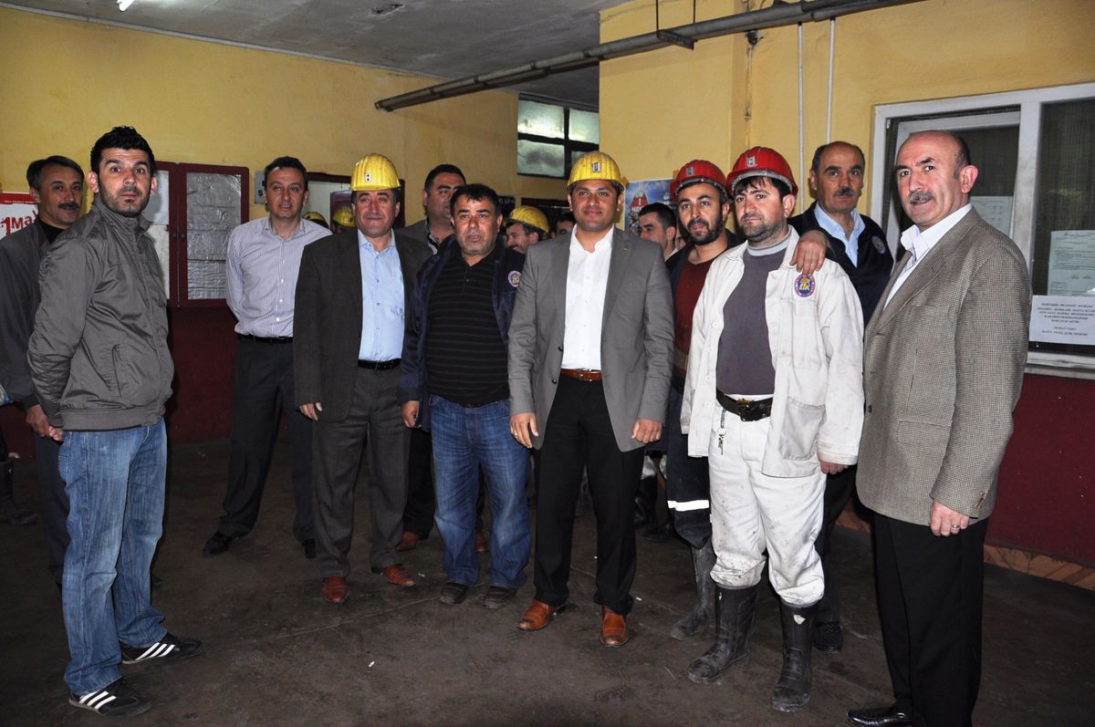 Maden İşçilerine 1 Mayıs Ziyareti