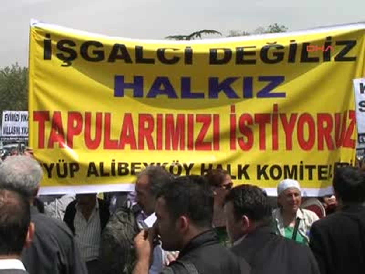 Alibeyköylüler Tapu İstiyor