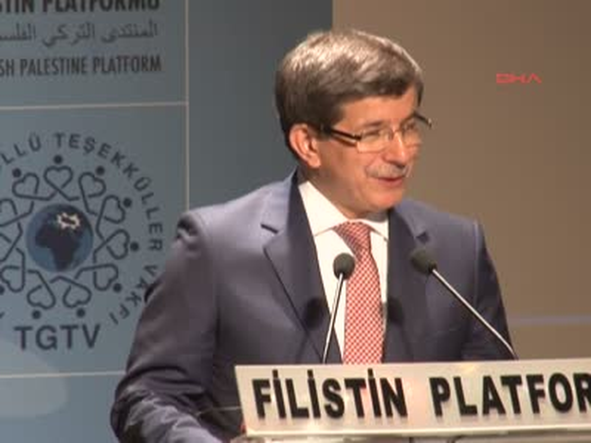 Davutoğlu\'dan "Filistin" Çıkışı