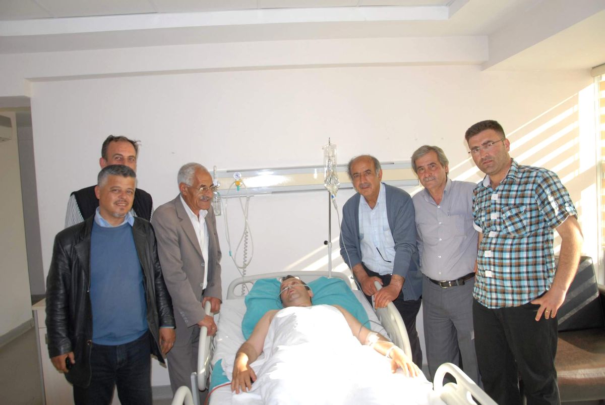 Emniyet Müdürü Çeribaş\'a Geçmiş Olsun Ziyareti