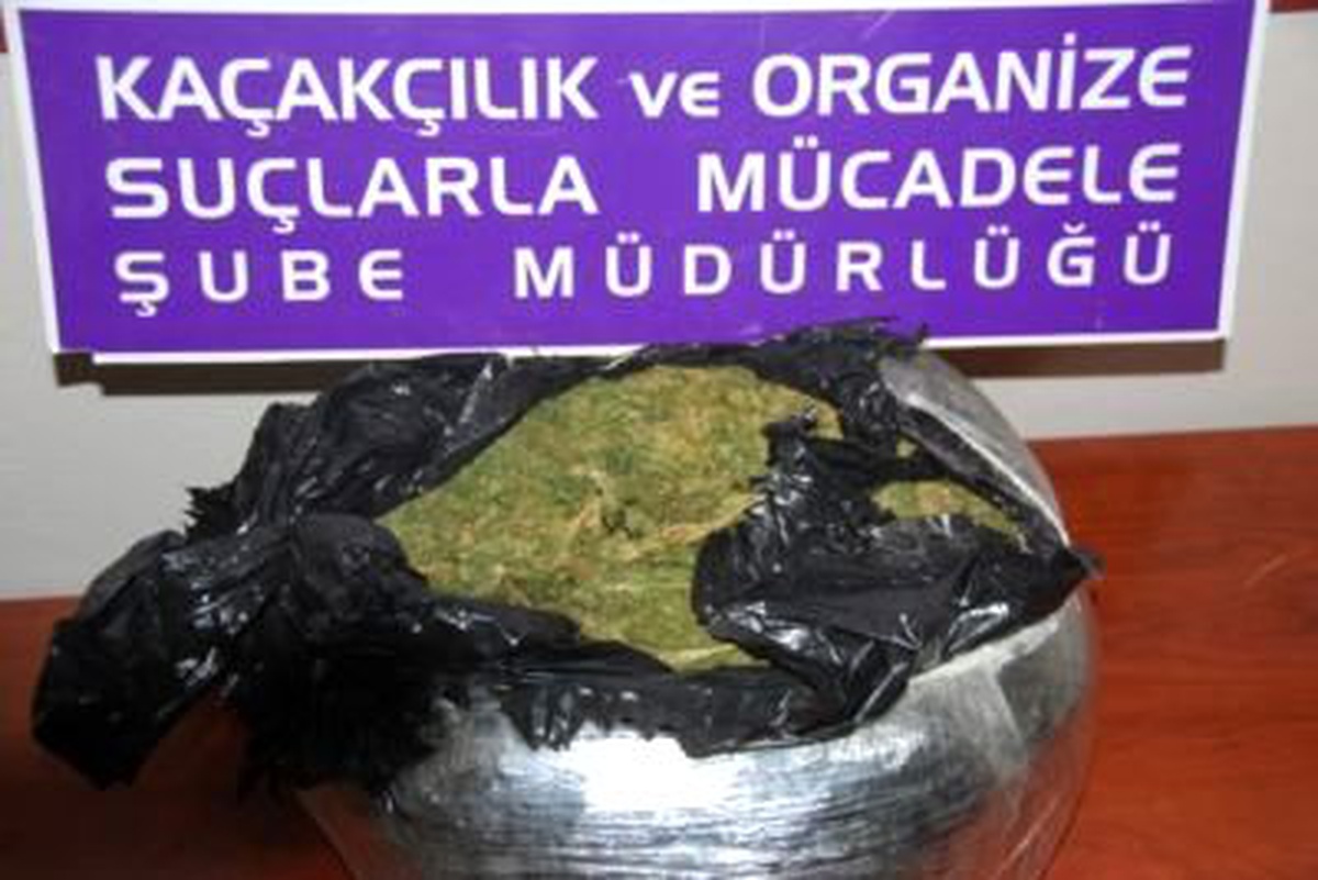 Gaziantep\'te 16 Kilo Esrar Ele Geçirildi