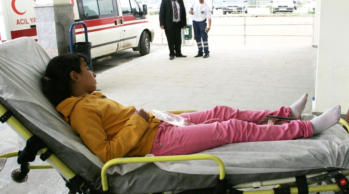 Gaziantep\'te 30 Öğrenci Hastanelik Oldu