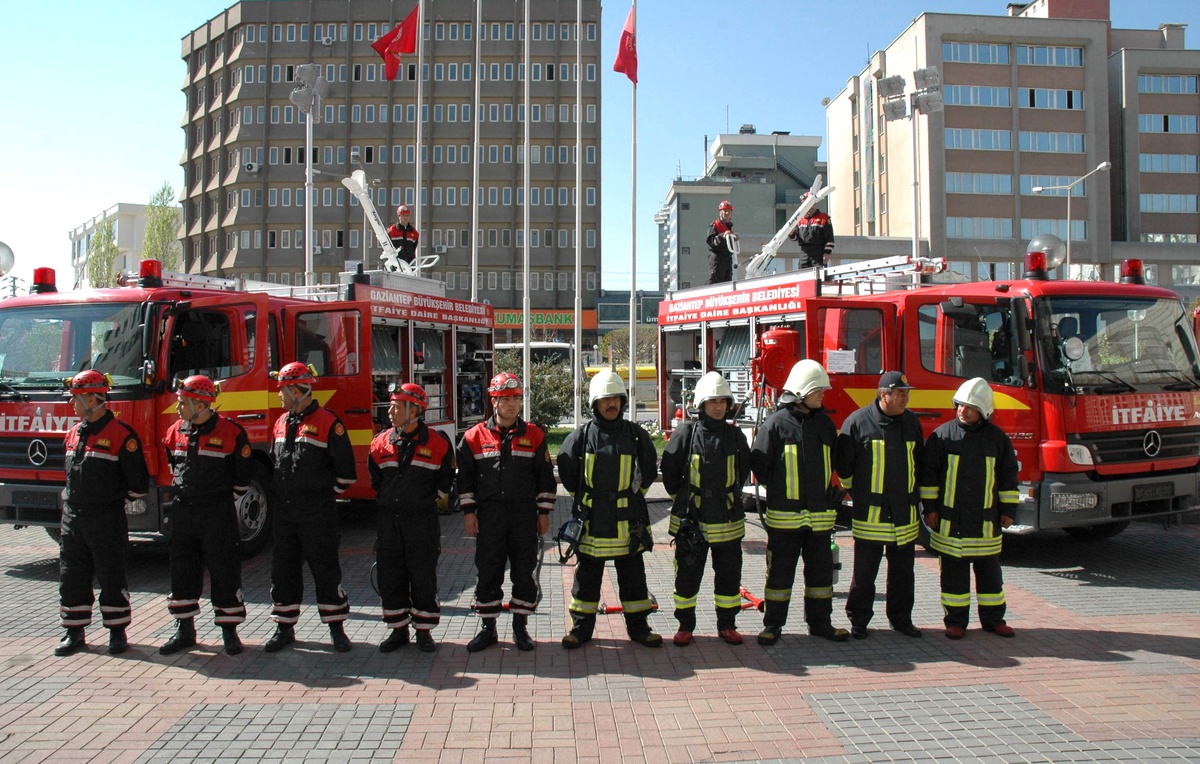 Gaziantep'te Ayyuş Hanım Konağında Çıkan Yangın