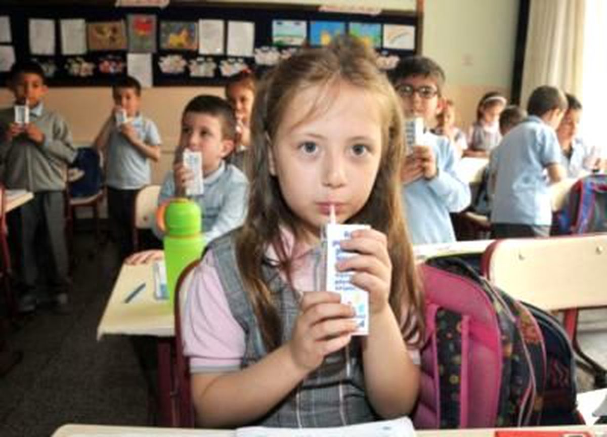 Okullardaki Süt Dağıtımı