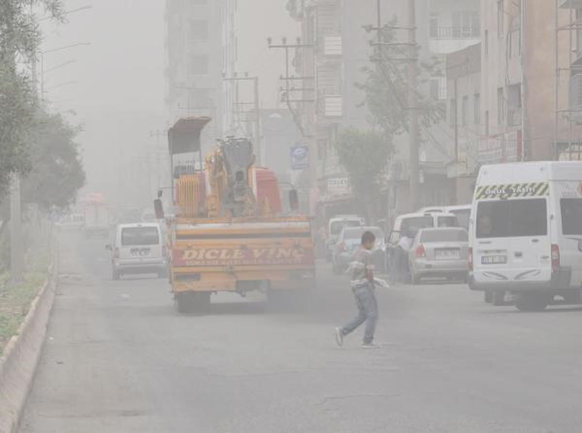 Şırnak, Cizre ve Silopi Toz Bulutu Altında