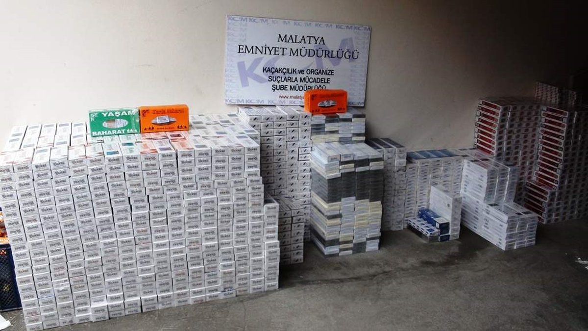 19 Bin Paket Kaçak Sigara Ele Geçirildi