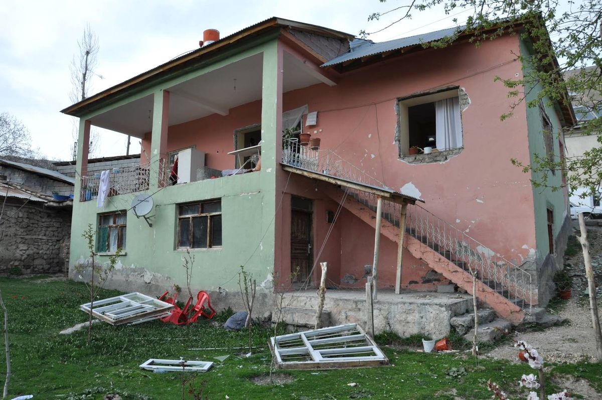 Adilcevaz da Tüp Patlaması