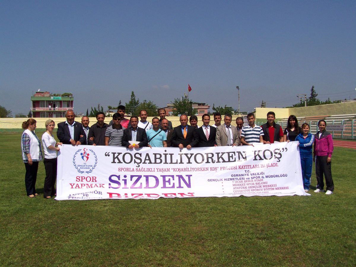"Koşabiliyorken Koş Osmaniye" Projesi Start Aldı