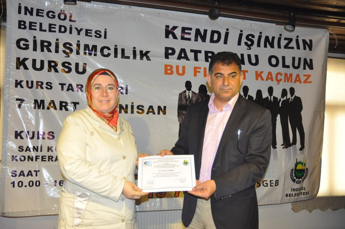 Kosgeb Girişimcilik Kursu Tamamlandı