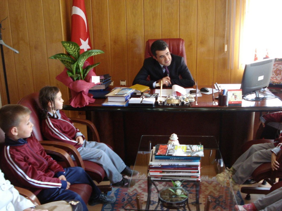 Anaokulu Öğrencilerinden Kaymakam Çınar\'a Ziyaret