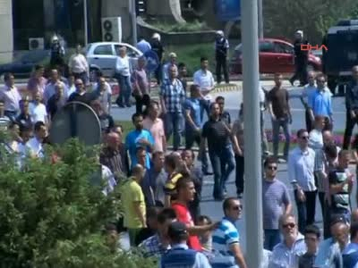 Üsküp'te Protesto