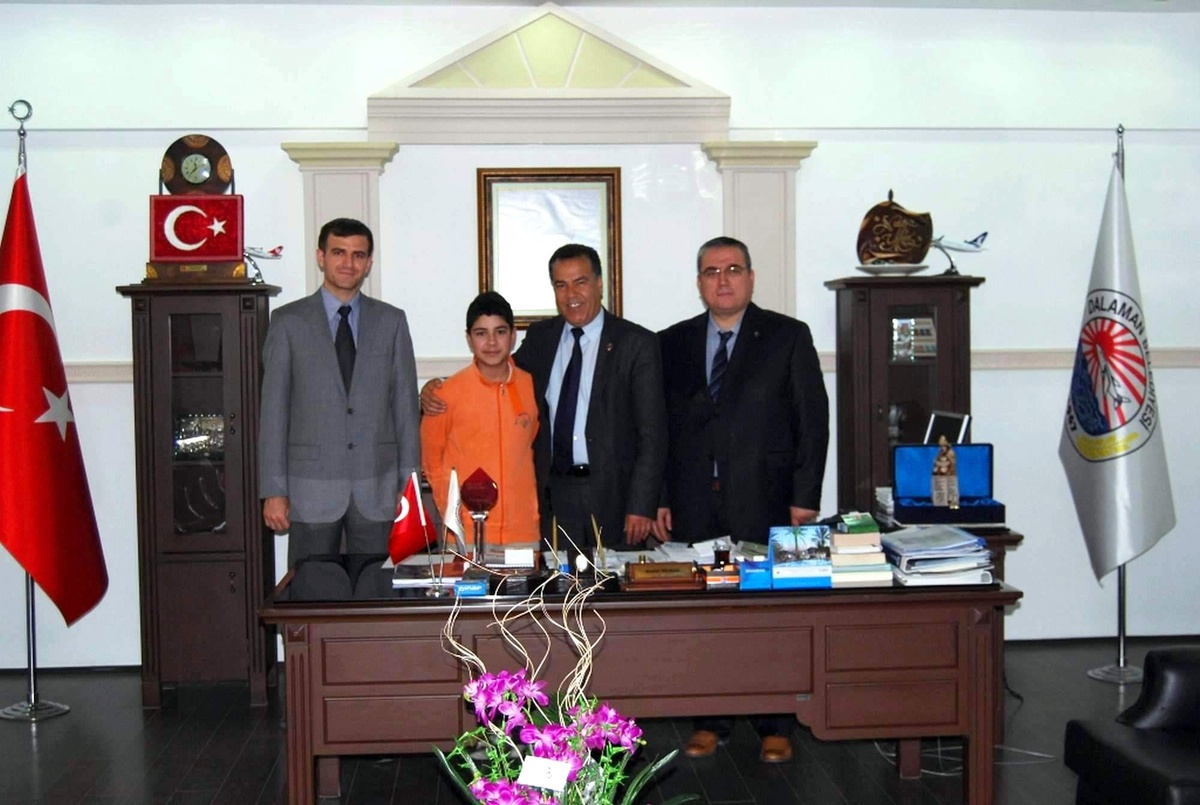 Başkan Yılmaz Proje Şampiyonu Öğrenciti Ağırladı