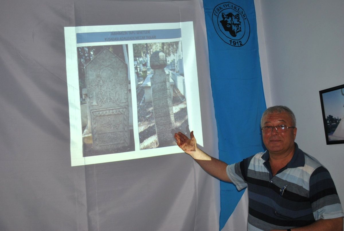 Kuşadası'nda Tarihi Günümüze Taşıyan Mezar Taşları