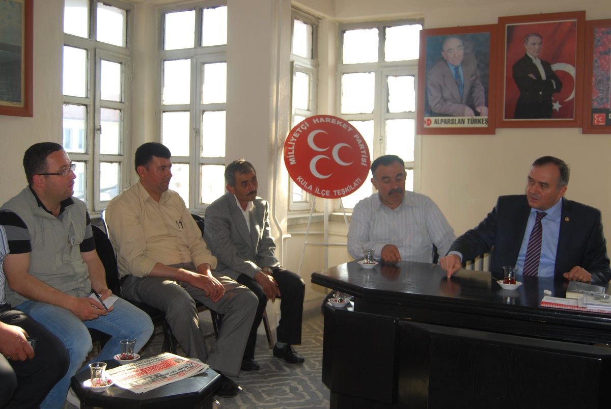 MHP'li Akçay Kula Teşkilatını Ziyaret Etti