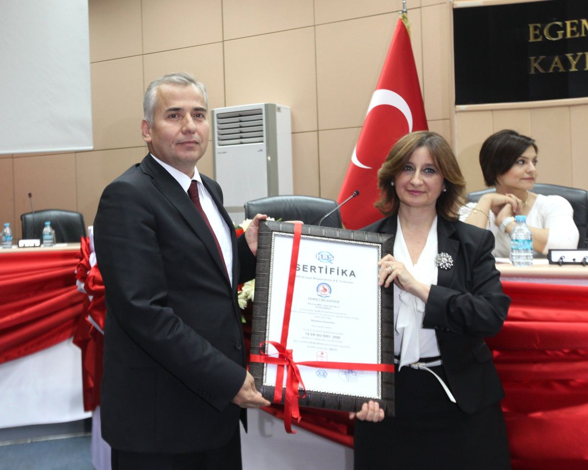 Denizli Belediyesi\'ne Kalite Belgesi