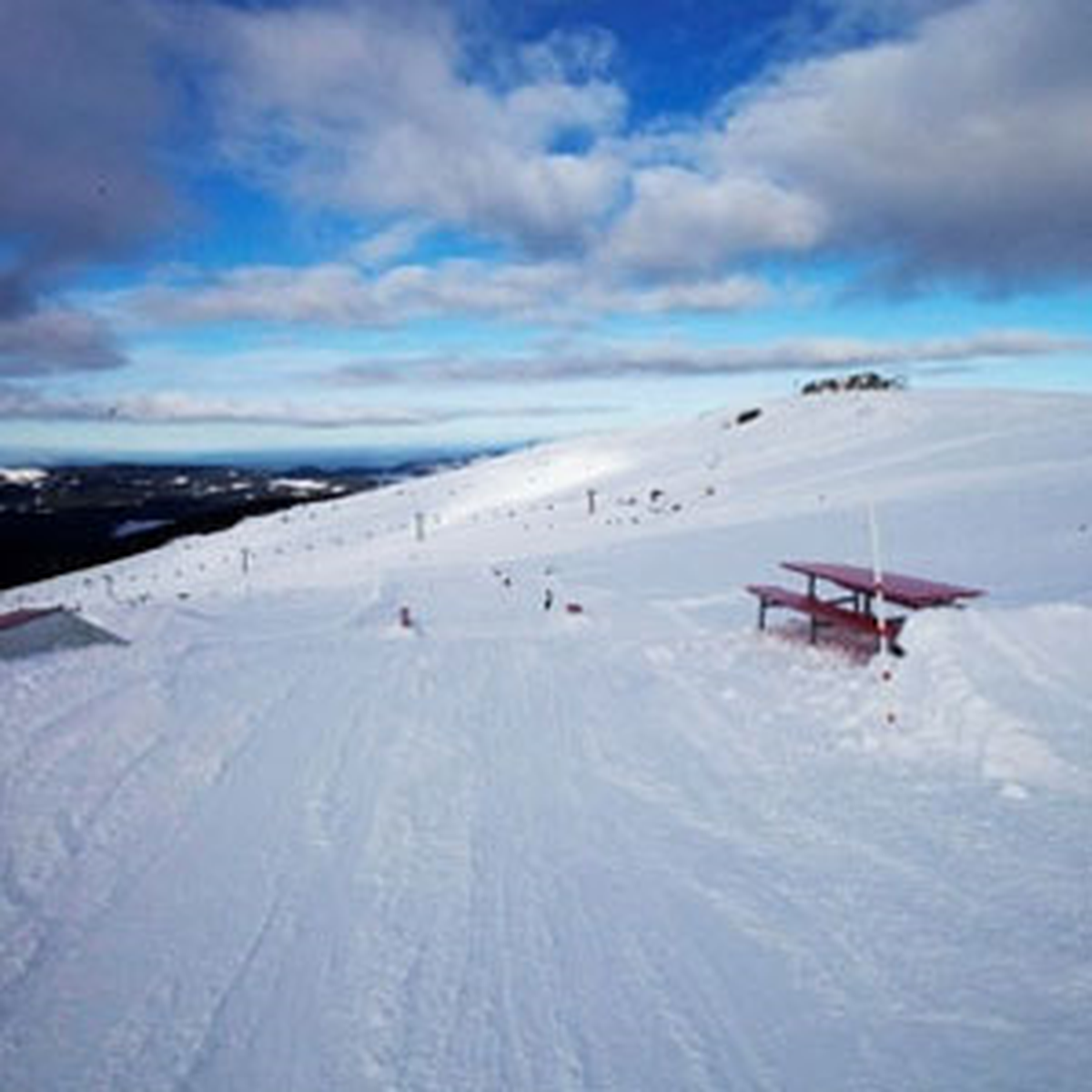 Erciyes\'e Dolu Yağdı