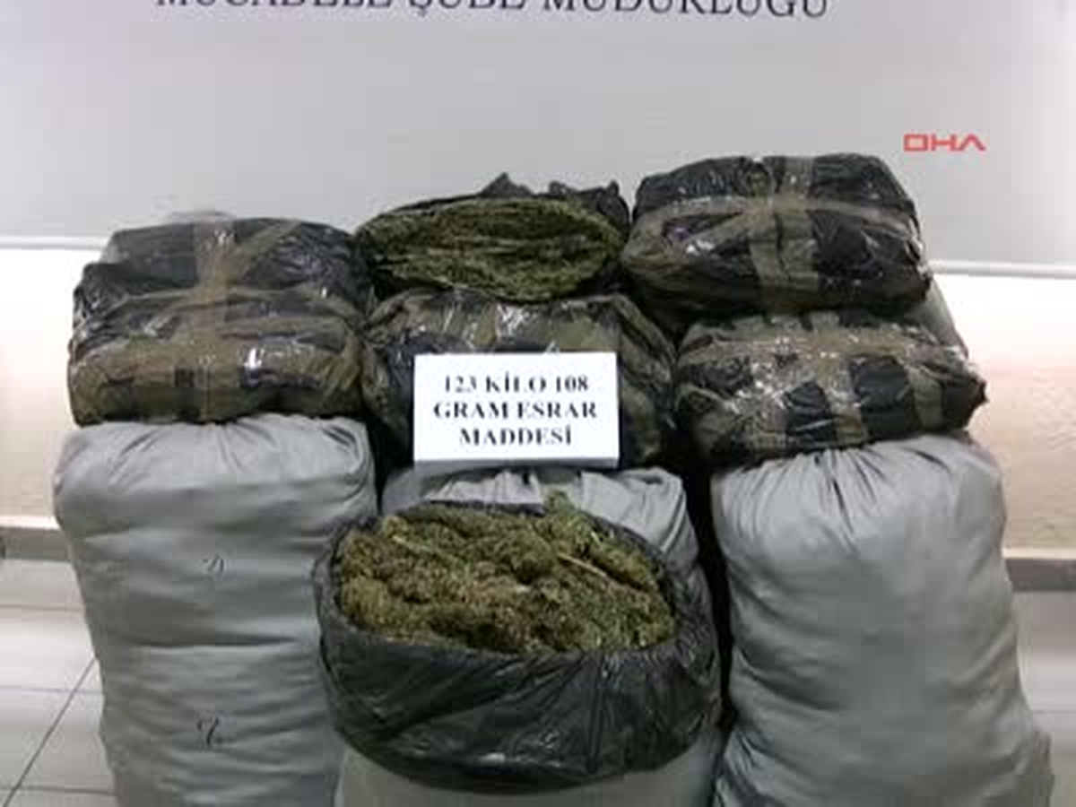 Kayseri Polisinden 123 Kilo Esrar