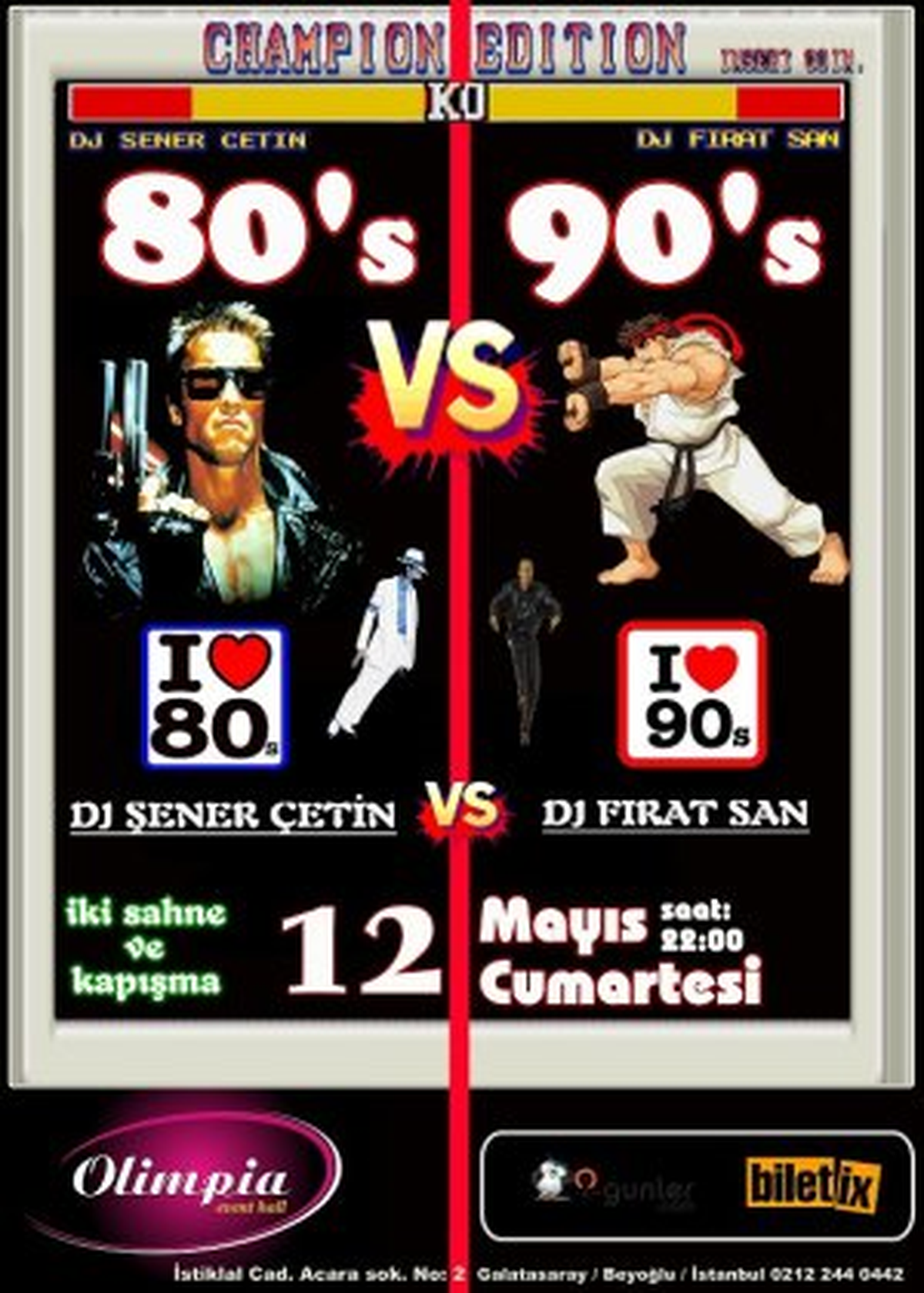 80\'s vs 90\'s Karşılaşması