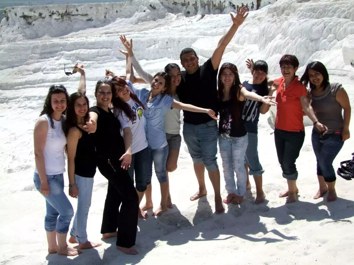 Anaokulu Öğretmenleri Baharı Pamukkale\'de Karşıladı