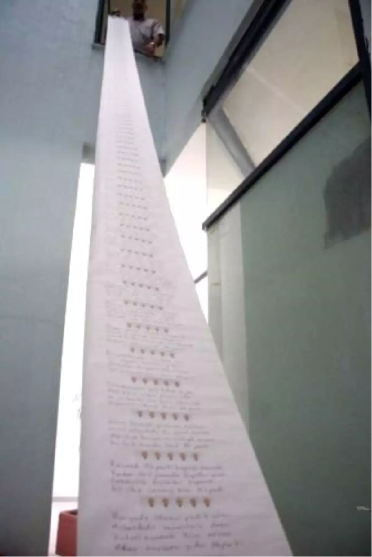 Başbakan Erdoğan\'a 5 Metrelik Şiir