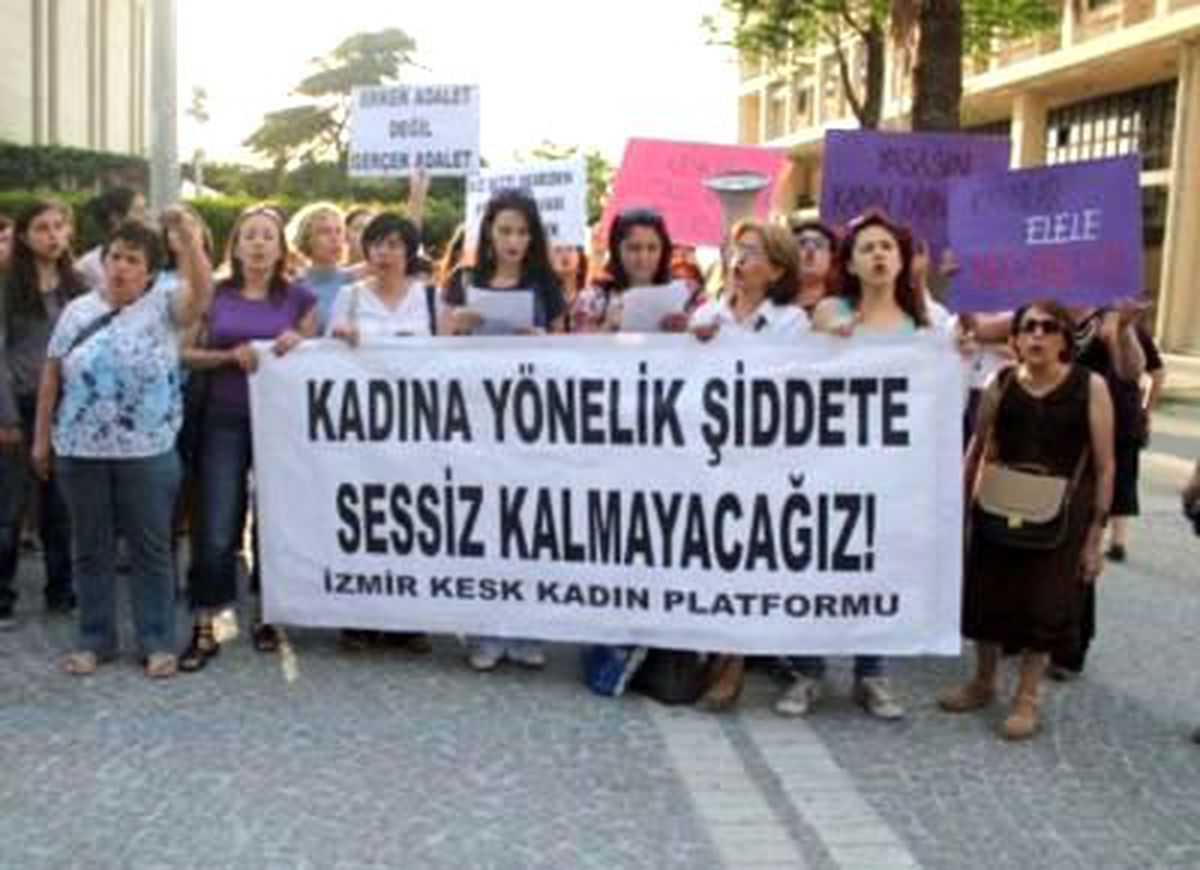 Kadına Yönelik Şiddet Protesto Edildi