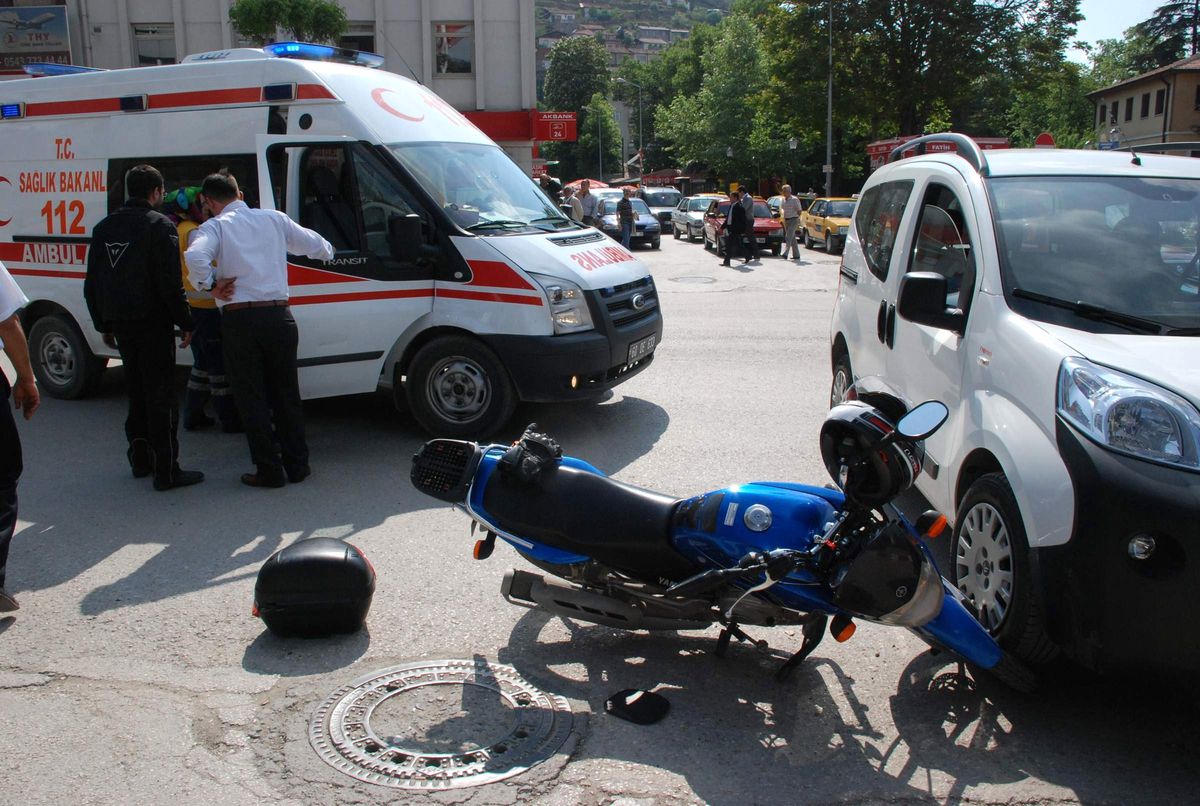 Motosiklet Kazası: 1 Yaralı