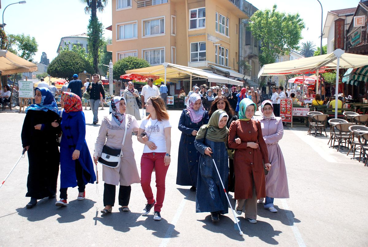 Büyükada'yı Hissederek Gezdiler