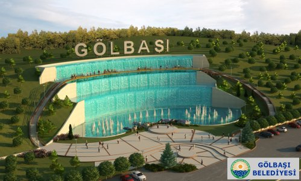 Gölbaşı\'na Dev Şelale
