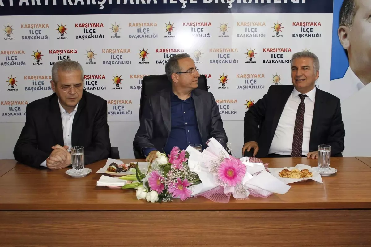 Karşıyaka Belediye Başkanı Durak'tan AK Parti İlçe Başkanını Ziyaret