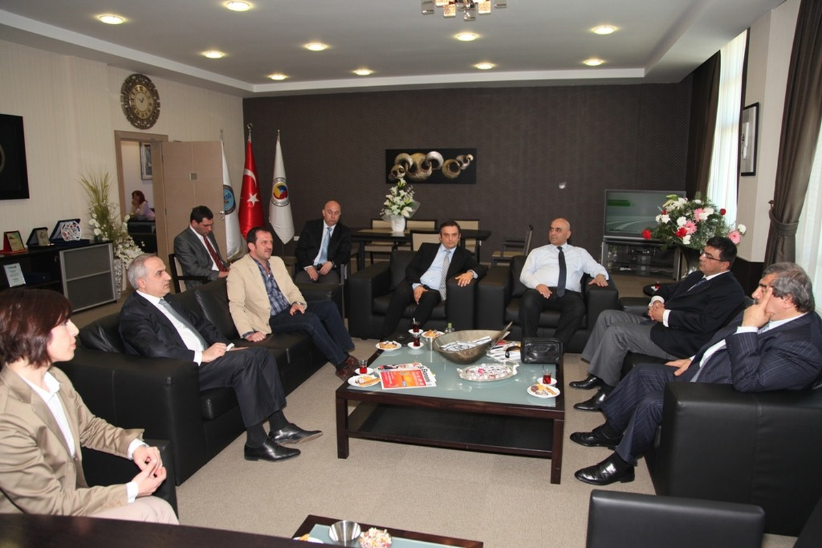 Sanko Holding Başkanı Abdulkadir Konukoğlu Satso'yu Ziyaret Etti