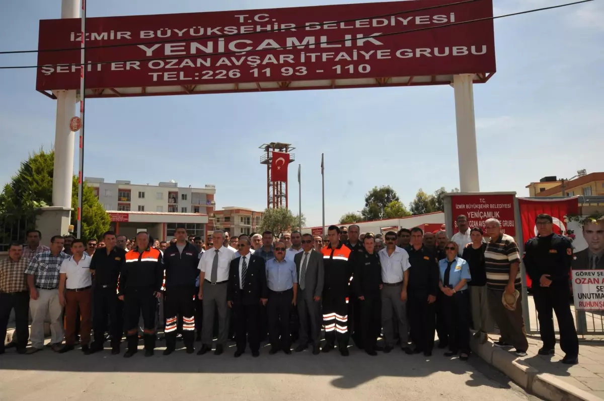 Şehit İtfaiyecinin Adı Görev Yerine Verildi