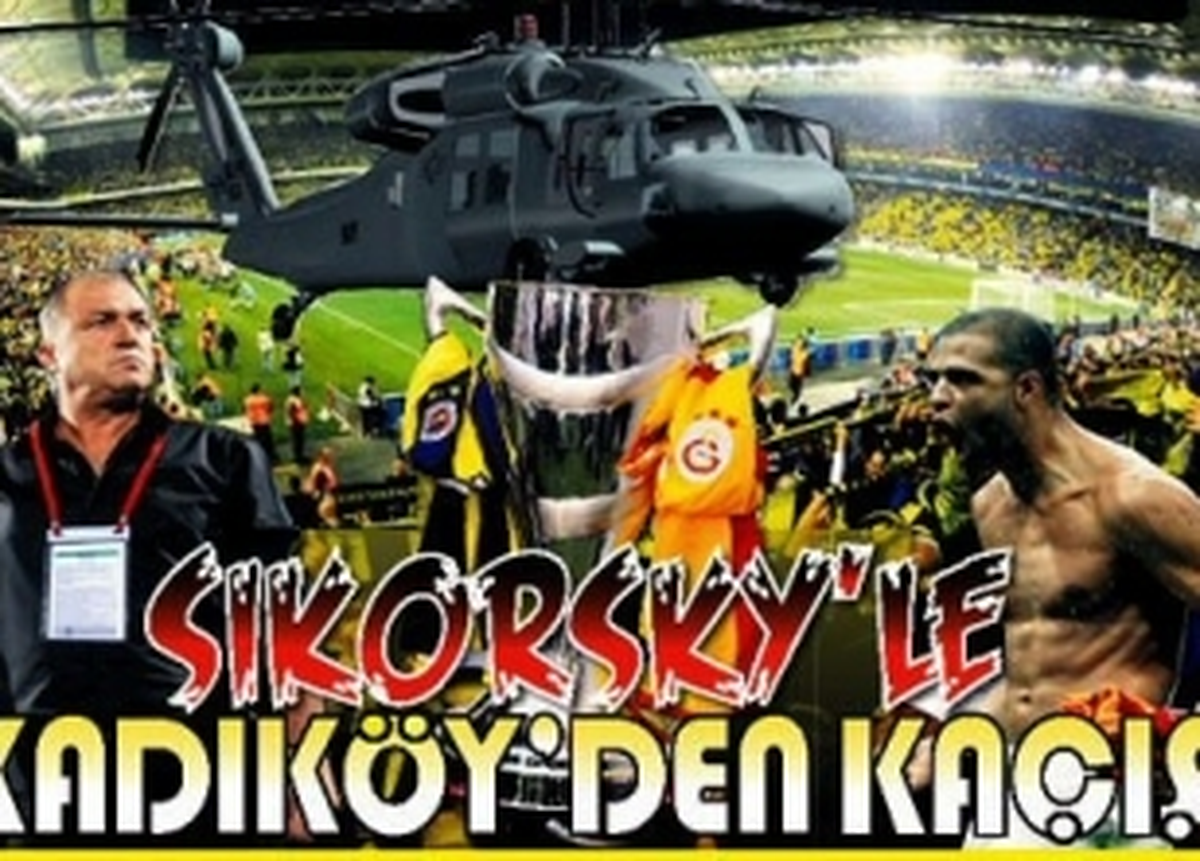 Sikorsky\'le Kadıköy\'den Kaçış