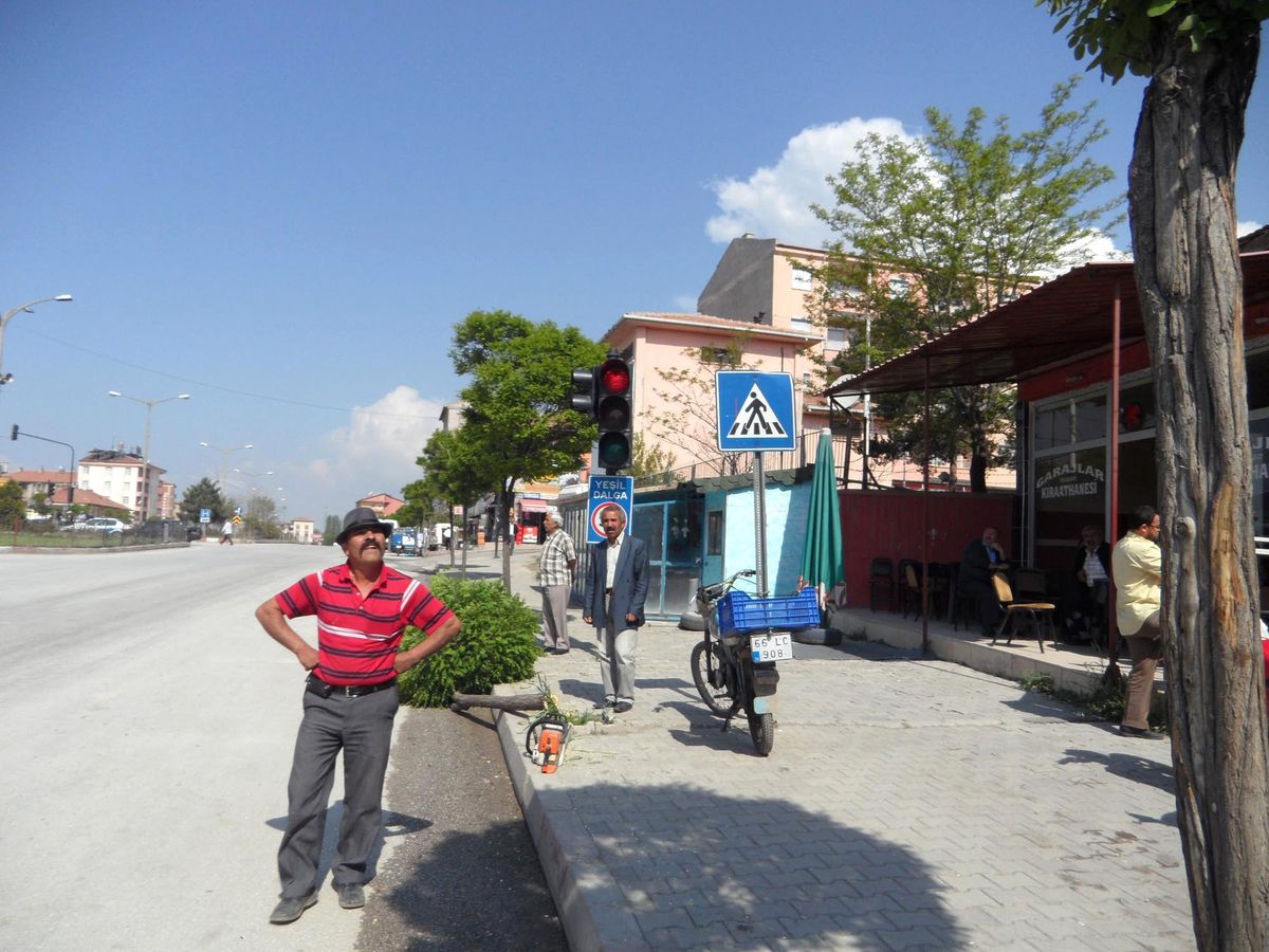 Sorgun\'da Trafik Işıkları Kapatan Ağaçlar Kesildi