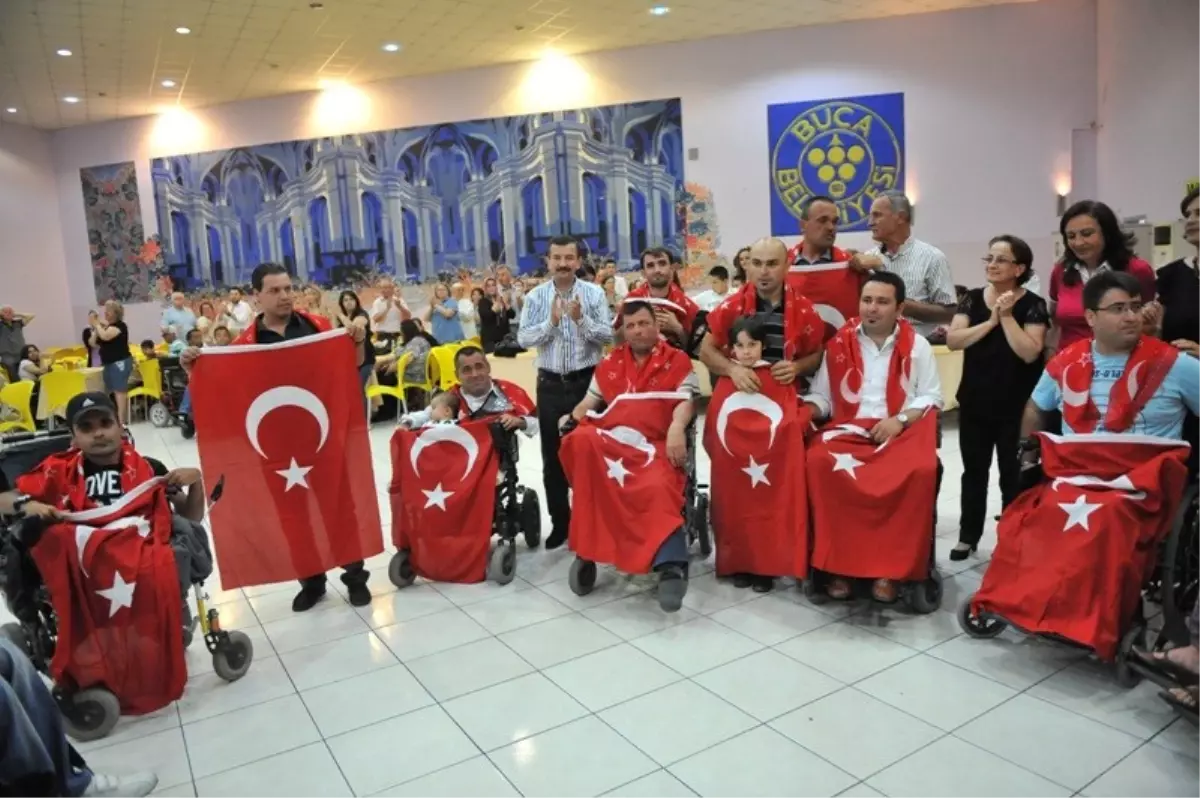 Bucalı Engelliler Askere Uğurlandı