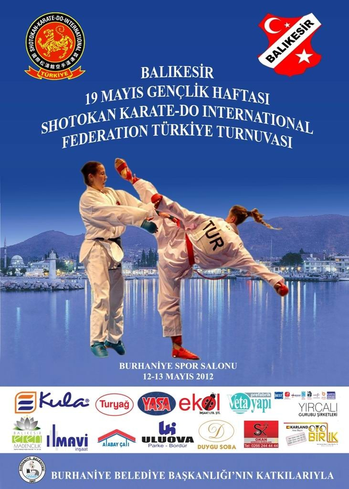 Burhaniye\'de Karate Heyecanı