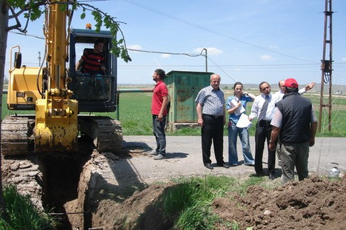 Durmuş ve Koyak Kızılcakaya Sulama Tesisini İnceledi