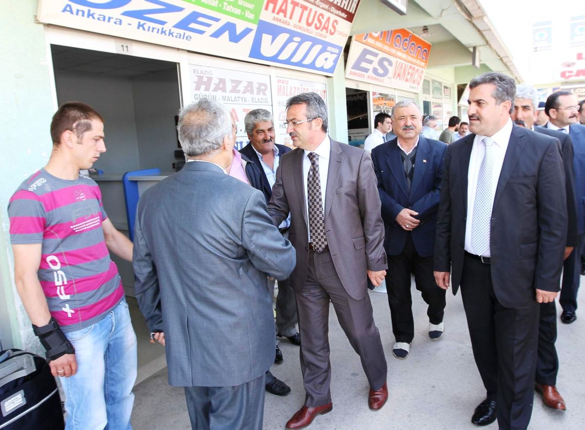 Köşker, Terminal Esnafı ile Buluştu