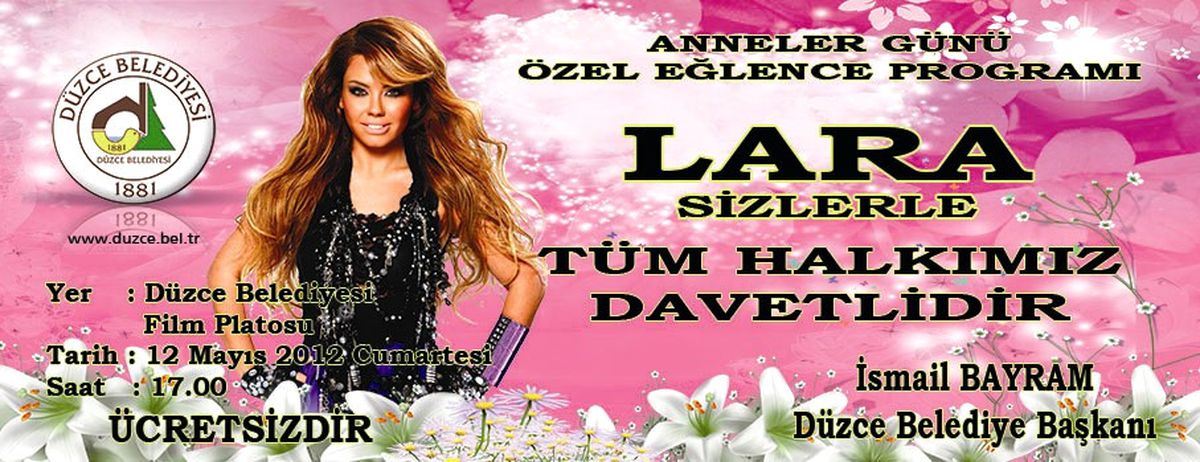 Lara Anneler Günü İçin Düzce\'ye Geliyor