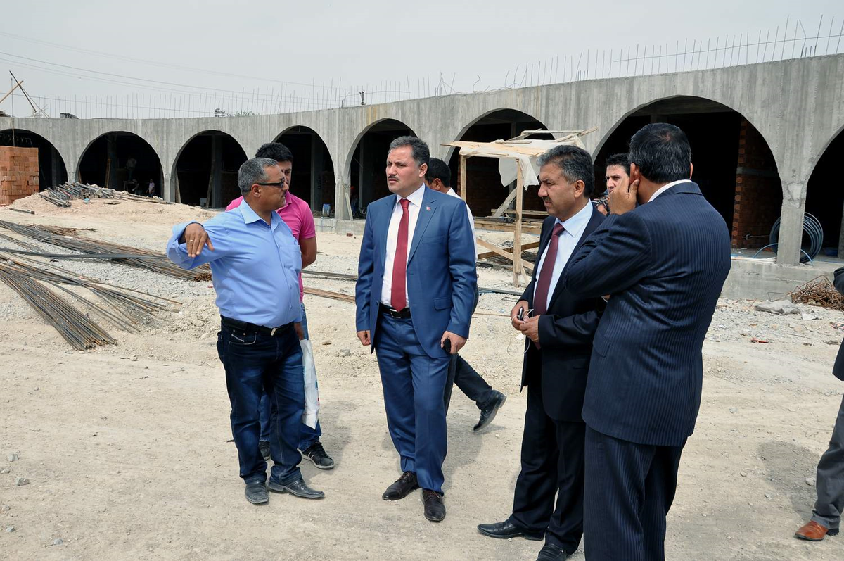 Malatya Belediye Başkanı Ahmet Çakır, Doğu Garajı İnşaatında İnceleme Yaptı