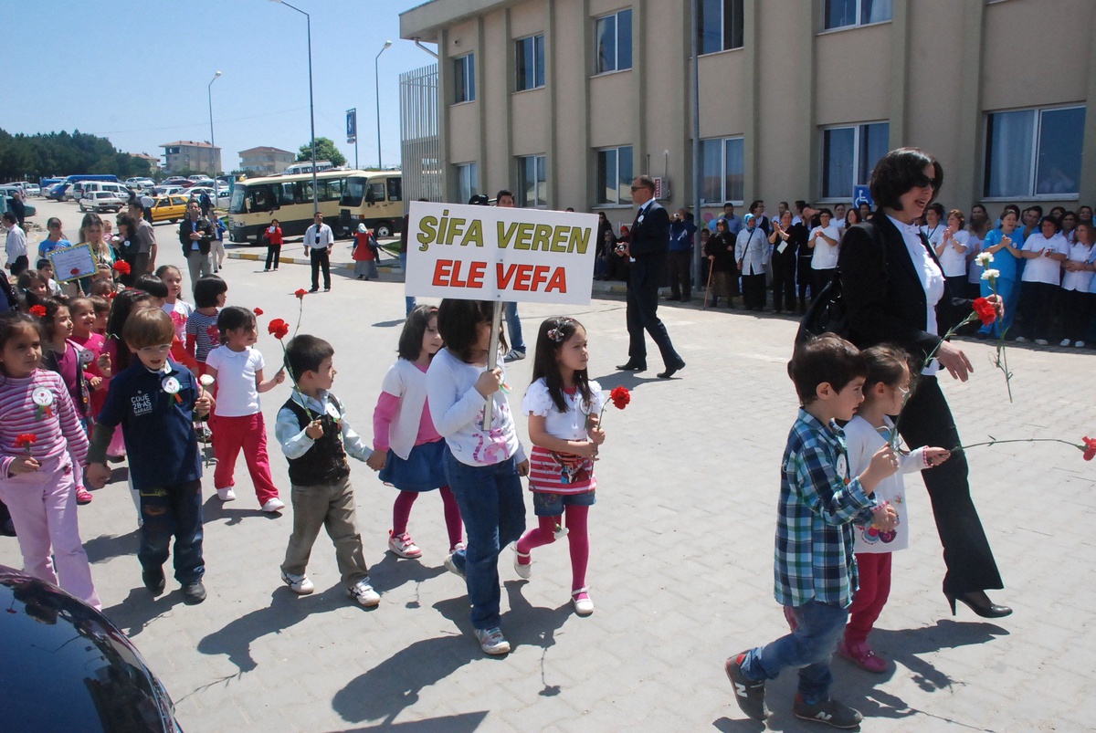 Miniklerden Sağlık Çalışanlarına Destek