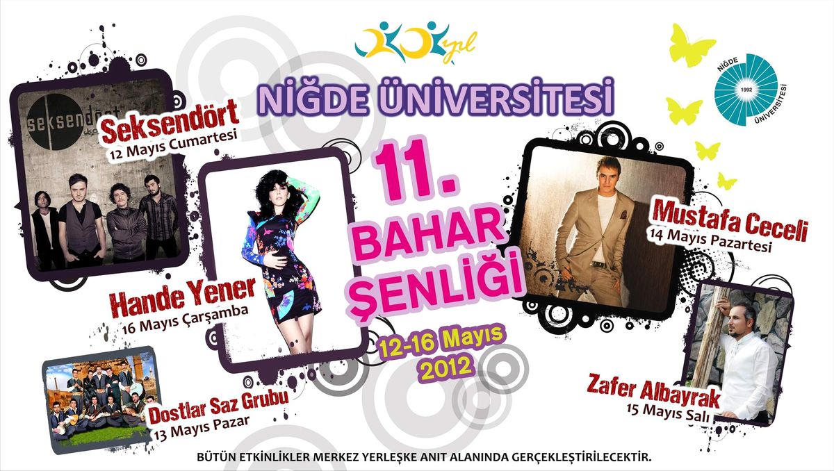 Niğde Üniversitesi'nde Şenlik Başlıyor