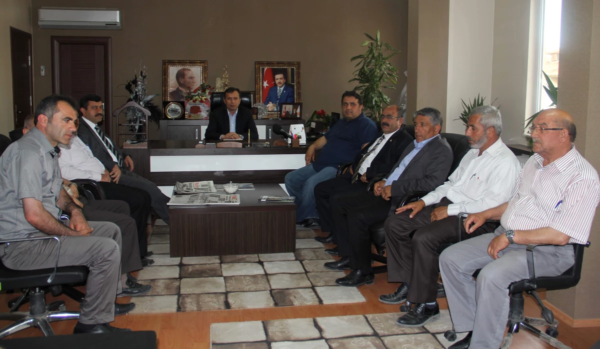 Osmancık Heyeti\'nden AK Parti Çorum İl Başkanlığına Ziyaret