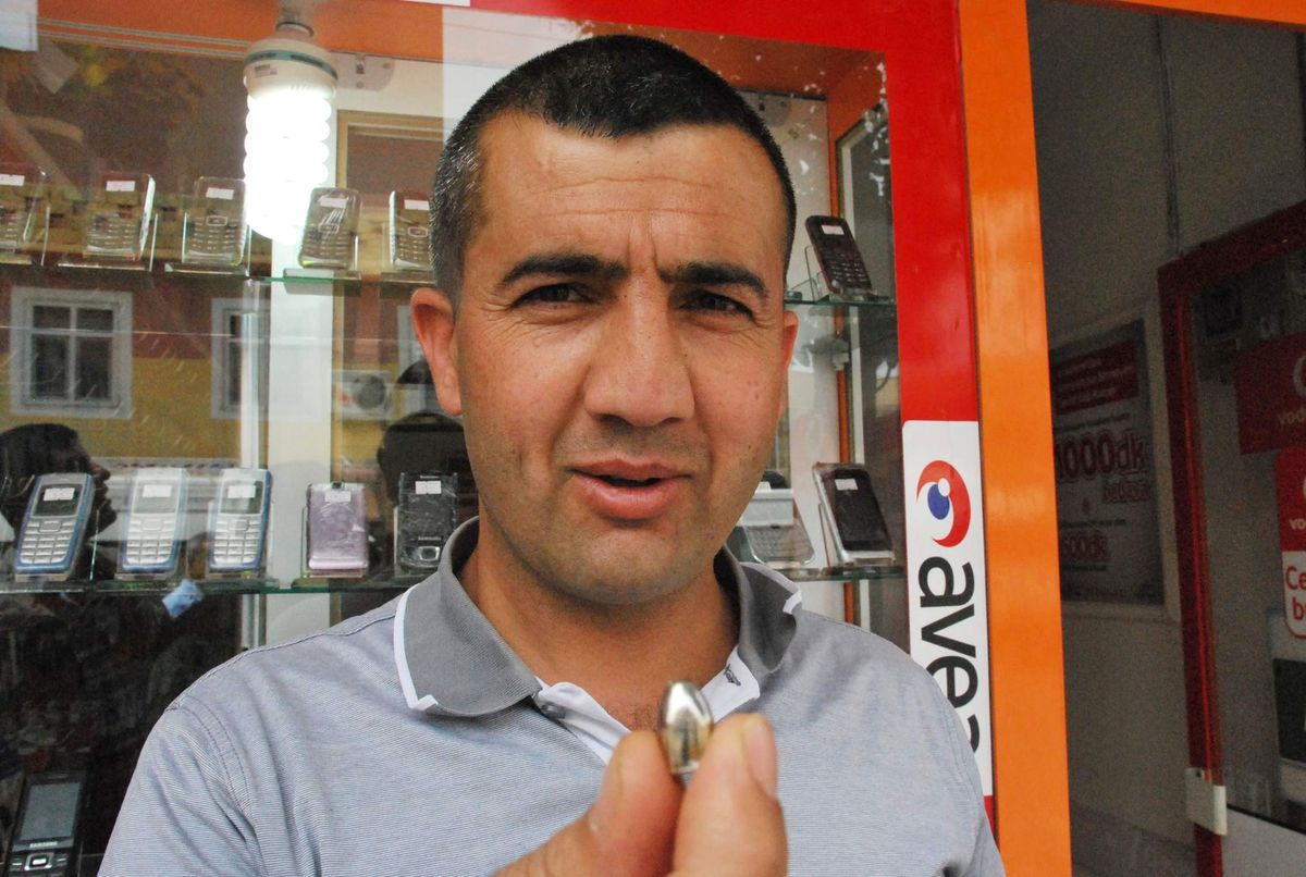 Suriye\'den Düşen Mermi Çekirdekleri Panik Yaşattı
