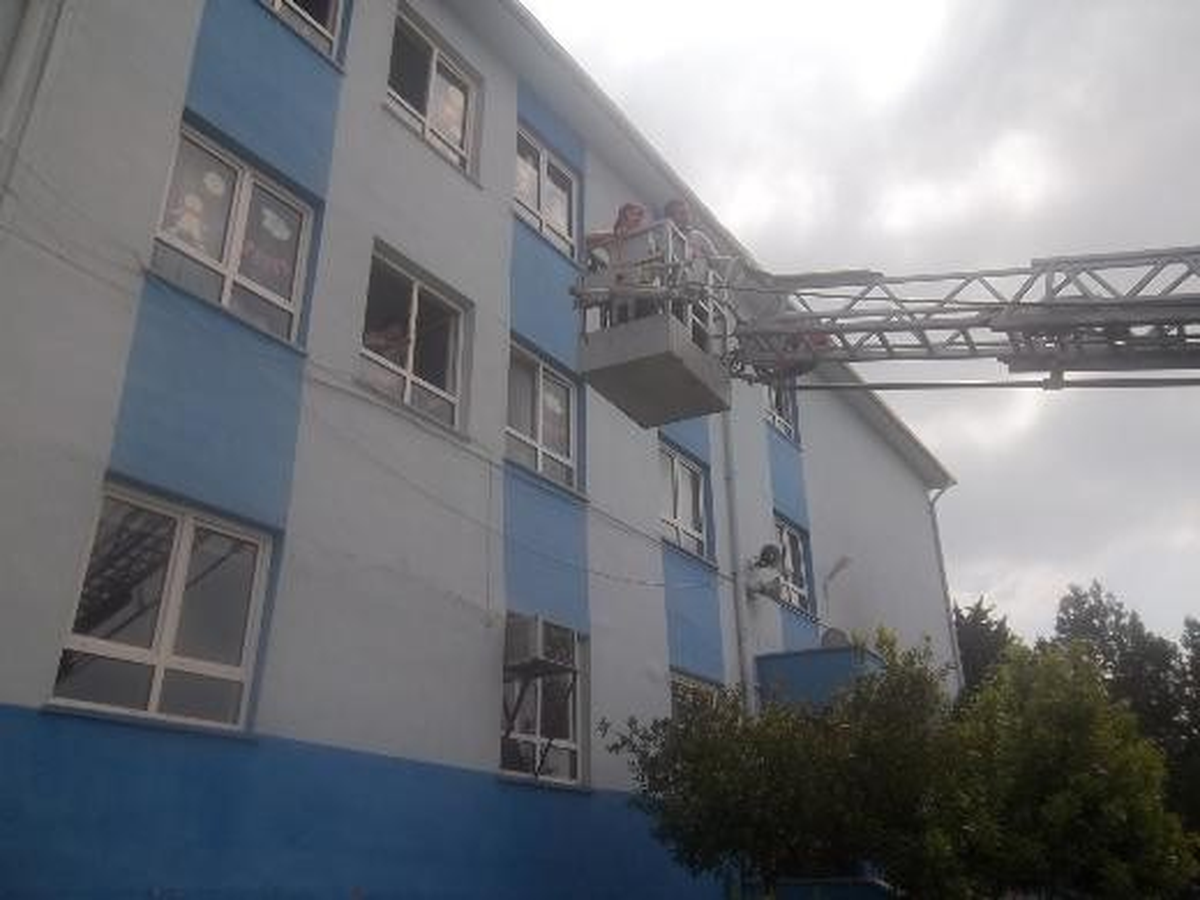 Tekirdağ İtfaiyesinden Öğrencilere Afet Eğitimi