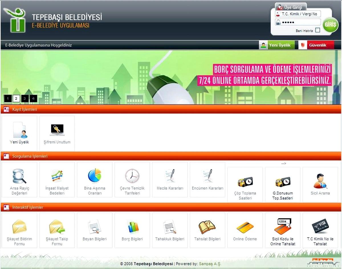 Tepebaşı Belediyesinde 24 Saat E - Belediyecilik