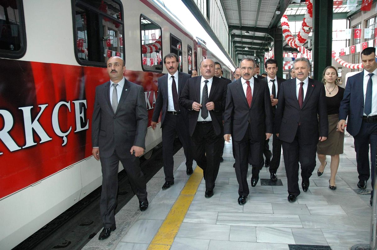 Türkçe Treni Ankara Gar'ından Uğurlandı
