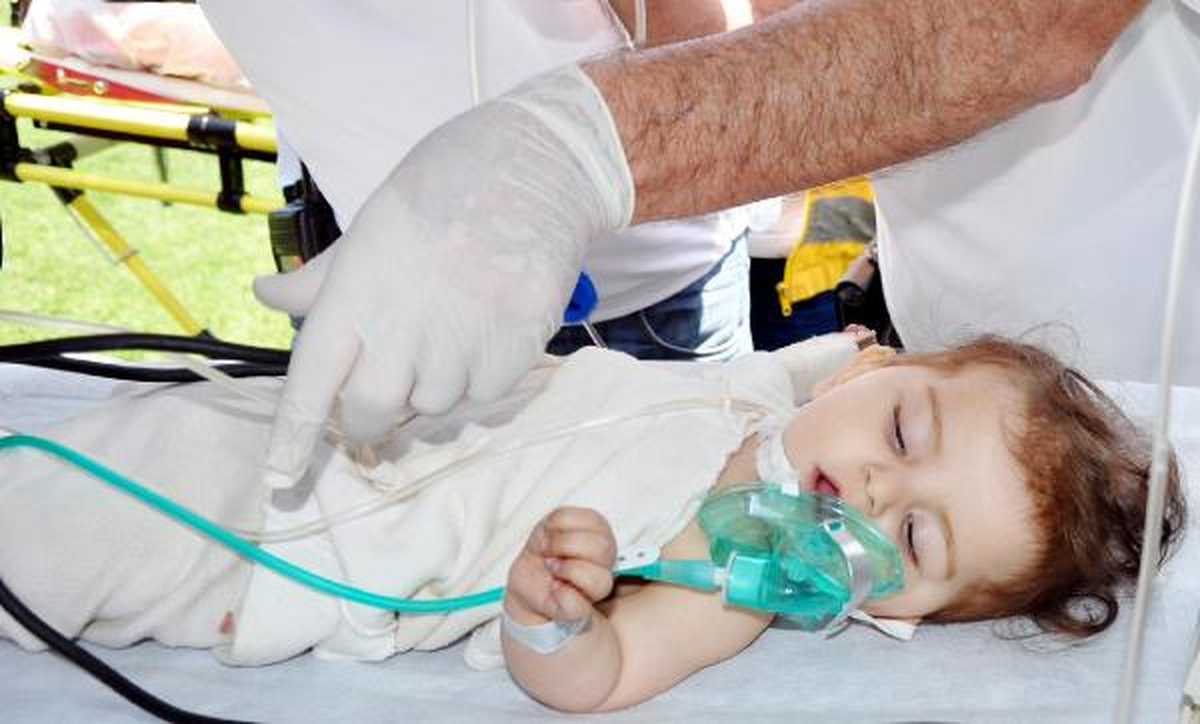Ambulans Helikopter Yağmur Bebek İçin Havalandı
